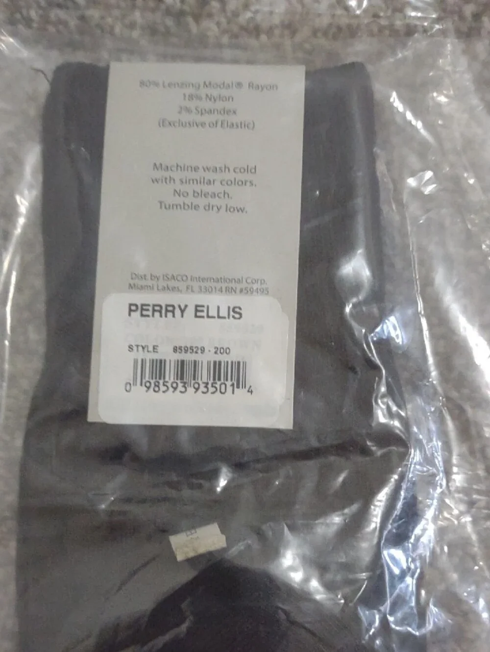 Perry Ellis Black Dress Socks - Pure Luxury